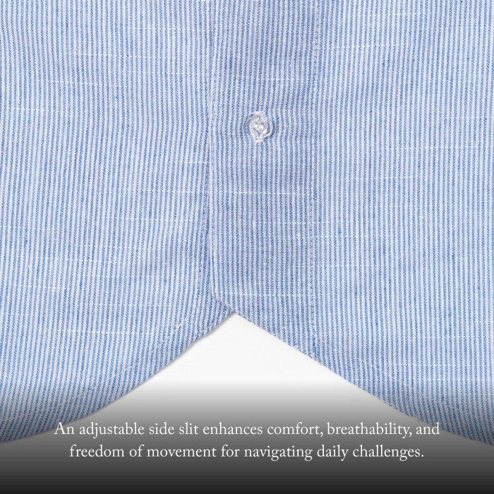 NAKANO SHIRT STRIPES BLUE TNOI