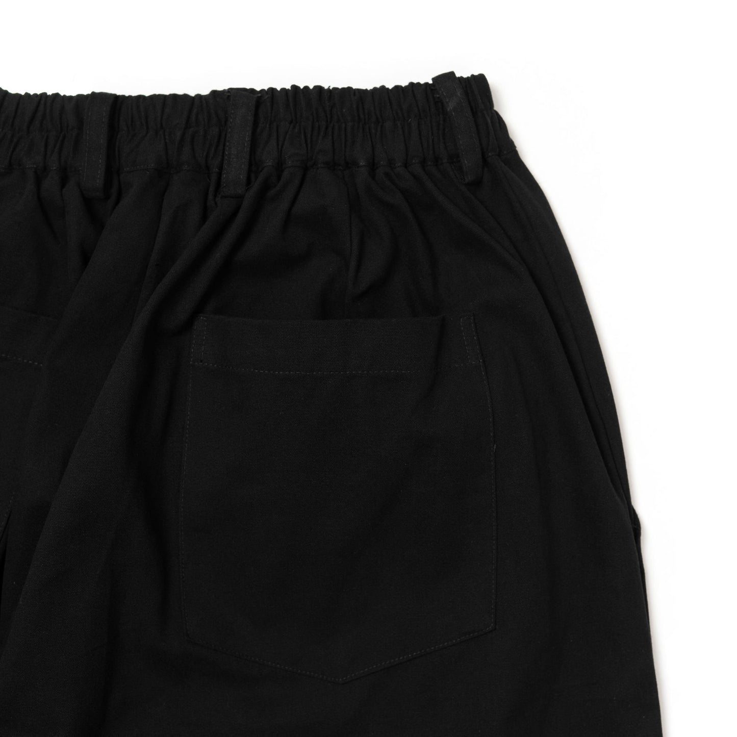 DAITA BARREL PANTS CANVAS BLACK