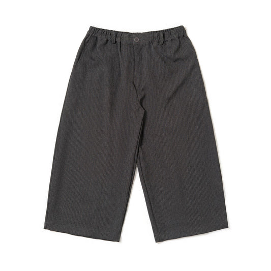 DAITA BARREL PANTS SEMI WOOL GRAY