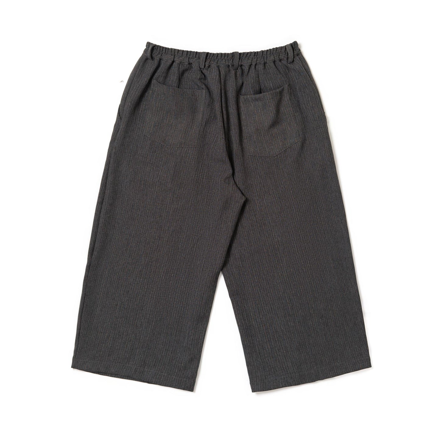 DAITA BARREL PANTS SEMI WOOL GRAY