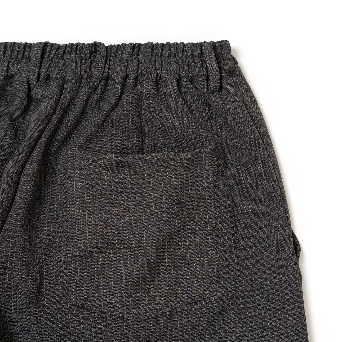 DAITA BARREL PANTS SEMI WOOL GRAY