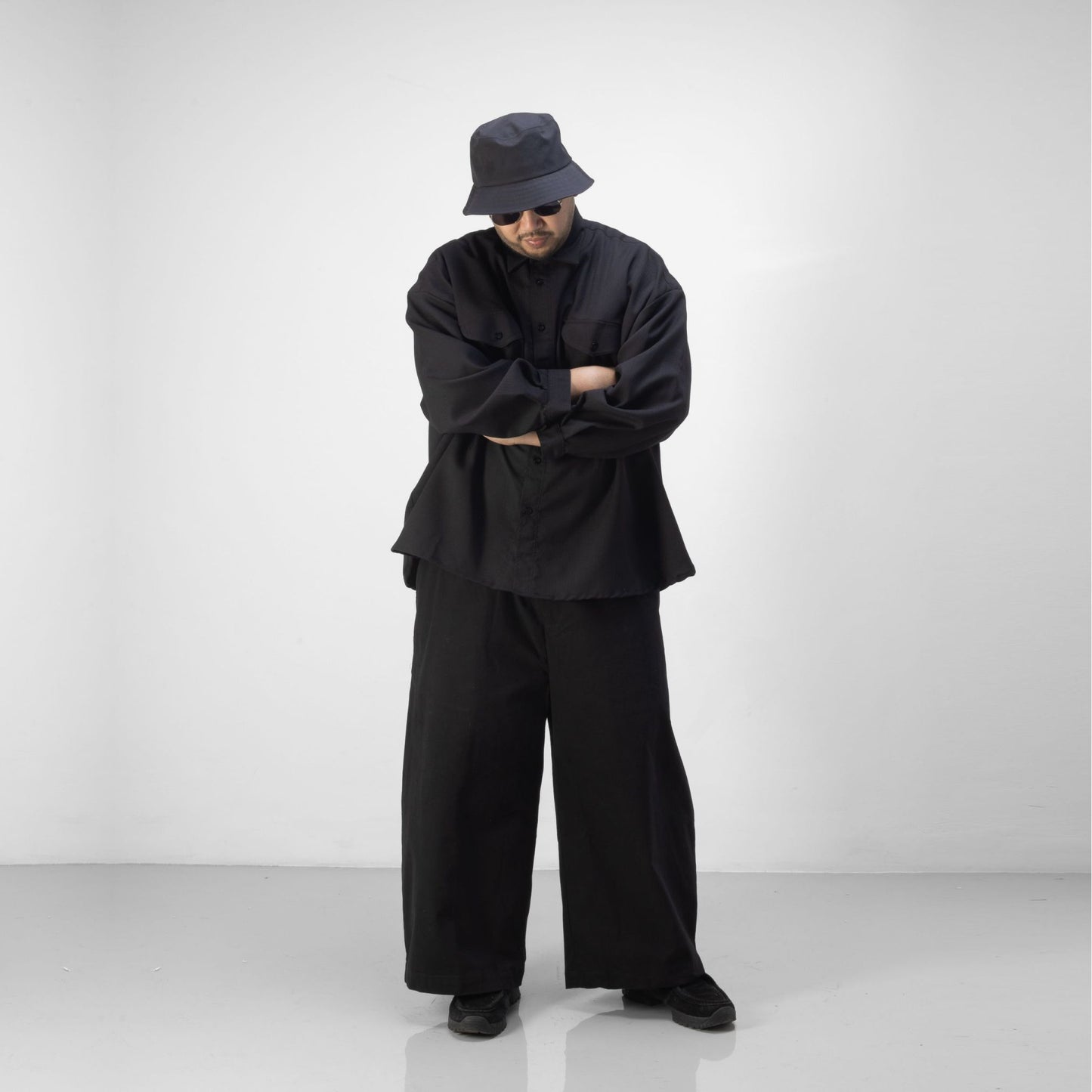 DAITA BARREL PANTS CANVAS BLACK