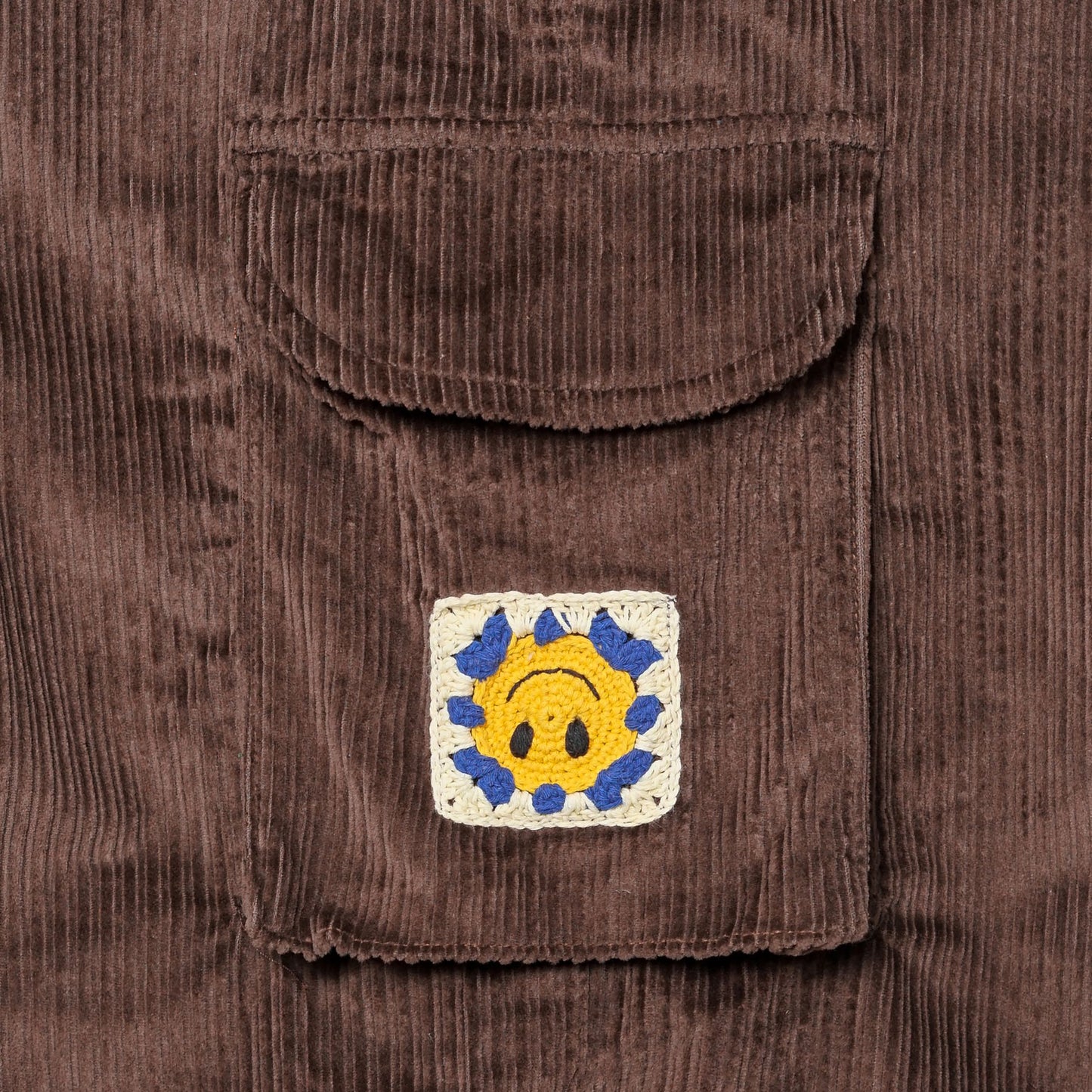 CARGO SHORTS CORDUROY DARK BROWN