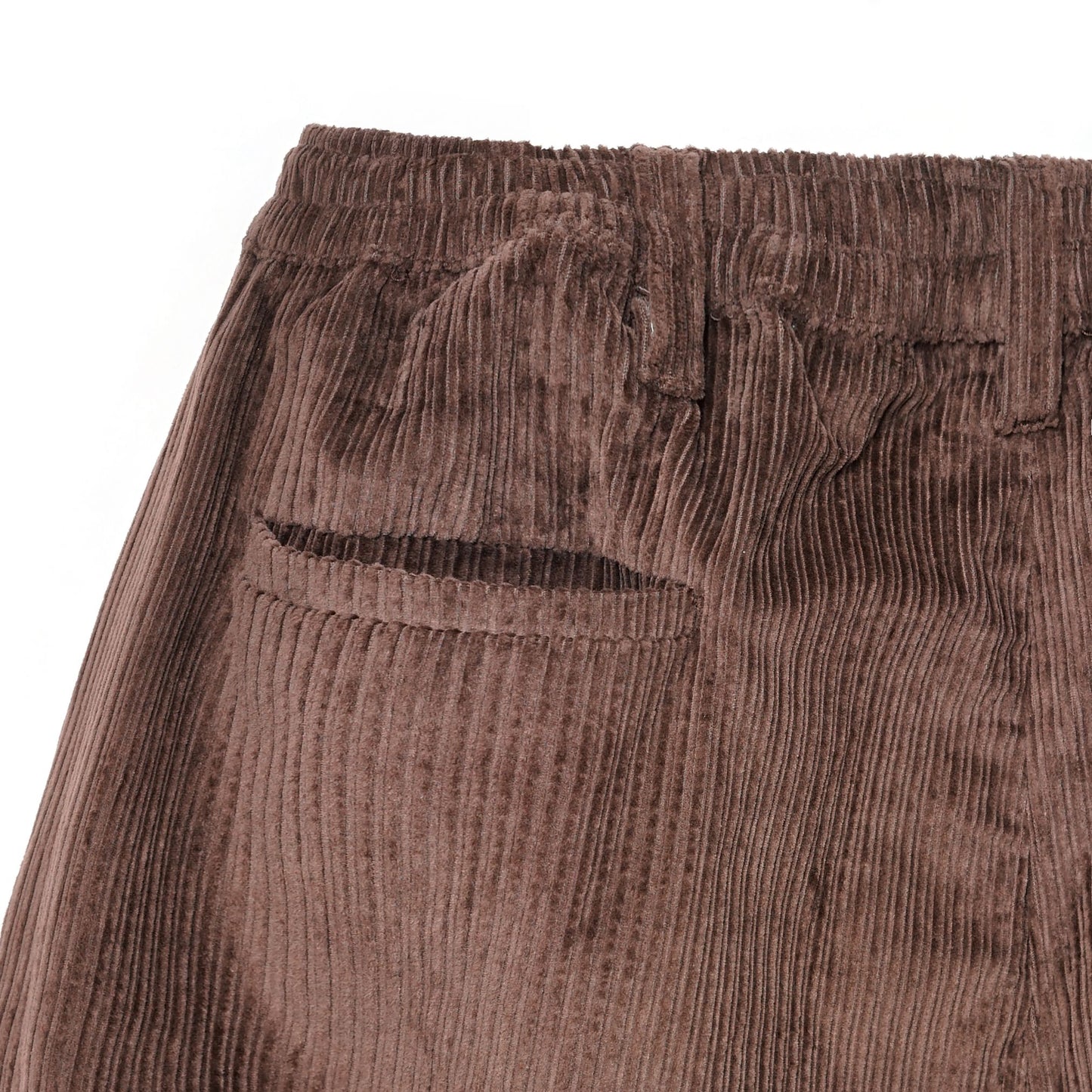 CARGO SHORTS CORDUROY DARK BROWN