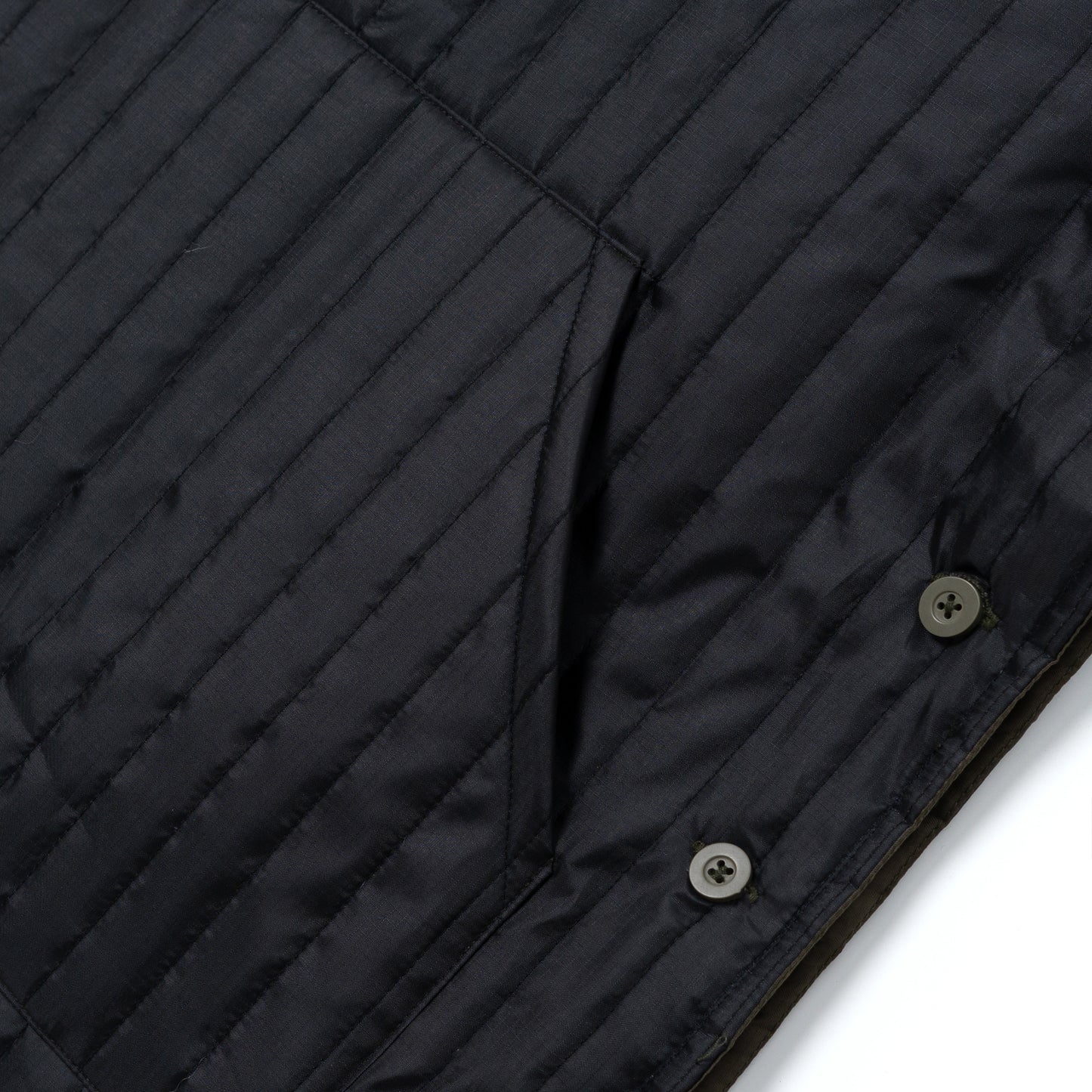 DORU VEST QUILTED OLIVE TNOI