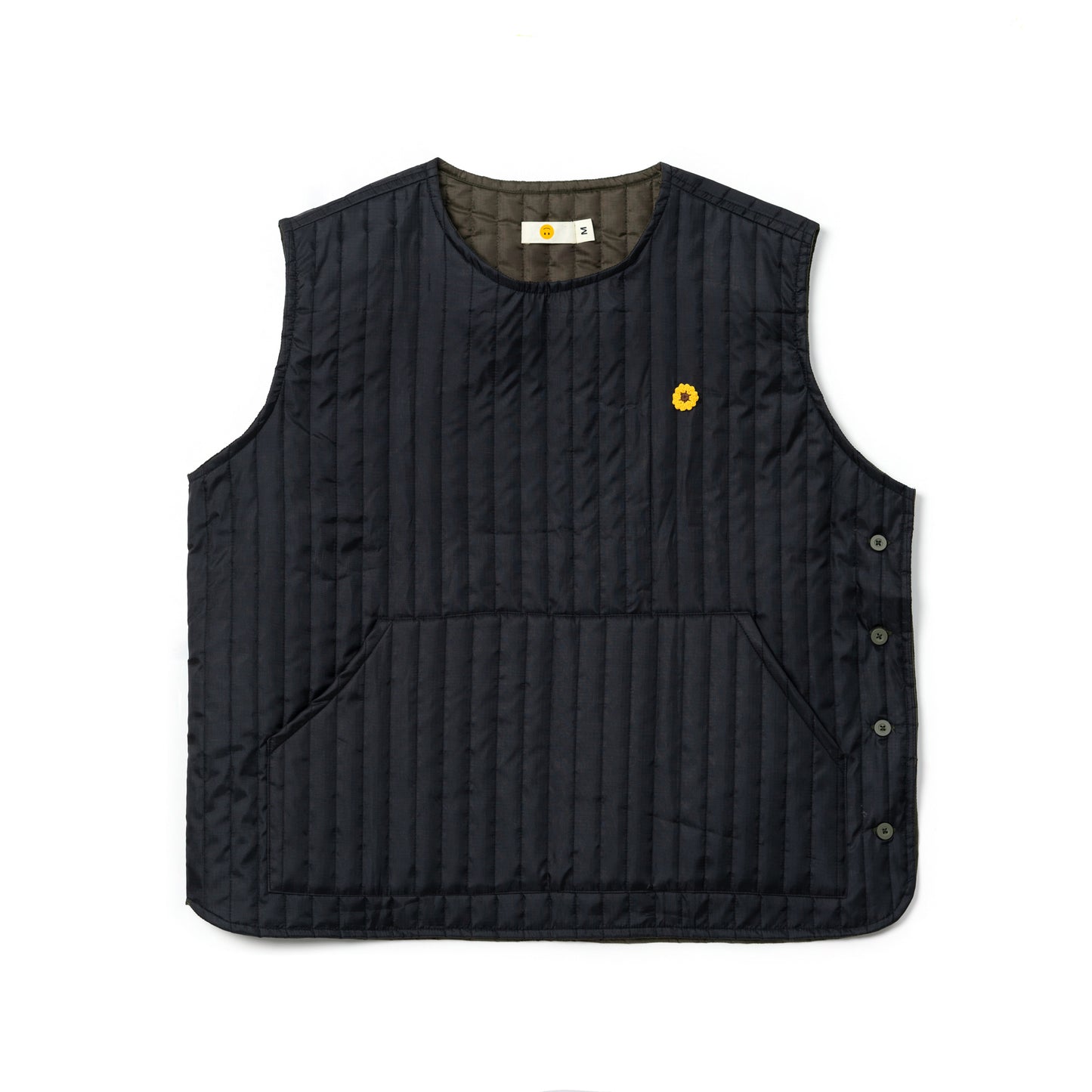 DORU VEST QUILTED OLIVE TNOI