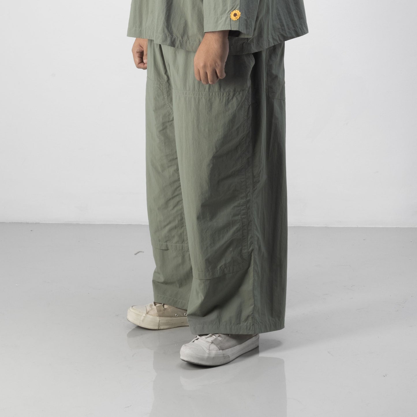 GEBA PANTS GRAY GREEN 