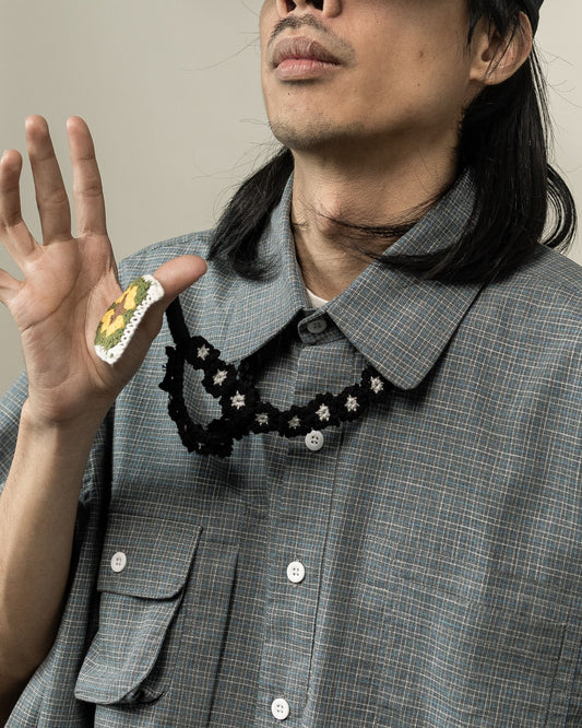 HIMAWARI KEYCHAIN BLACK WHITE