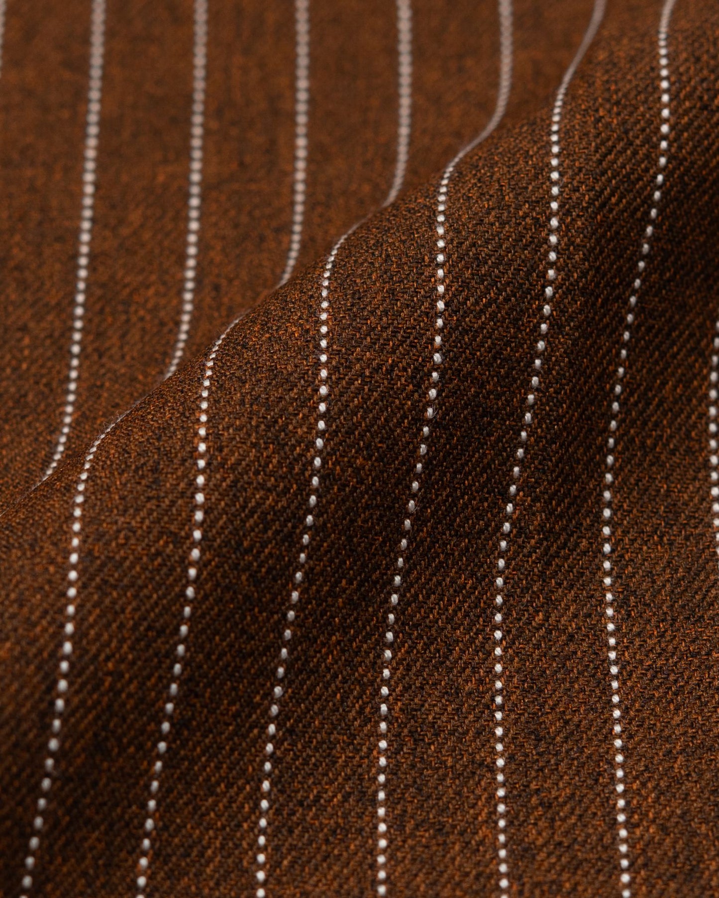 KISA PANTS SEMI WOOL STRIPES BROWN TNOI