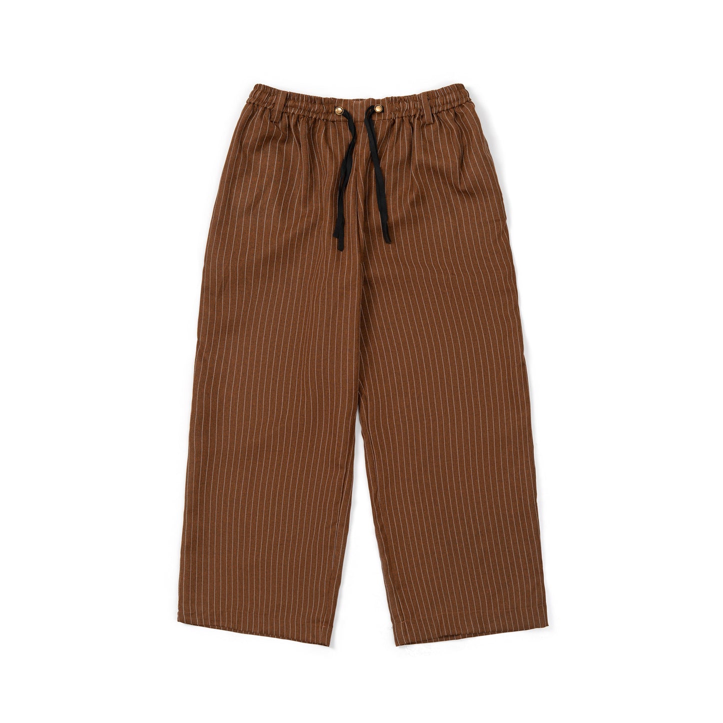 KISA PANTS SEMI WOOL STRIPES BROWN TNOI