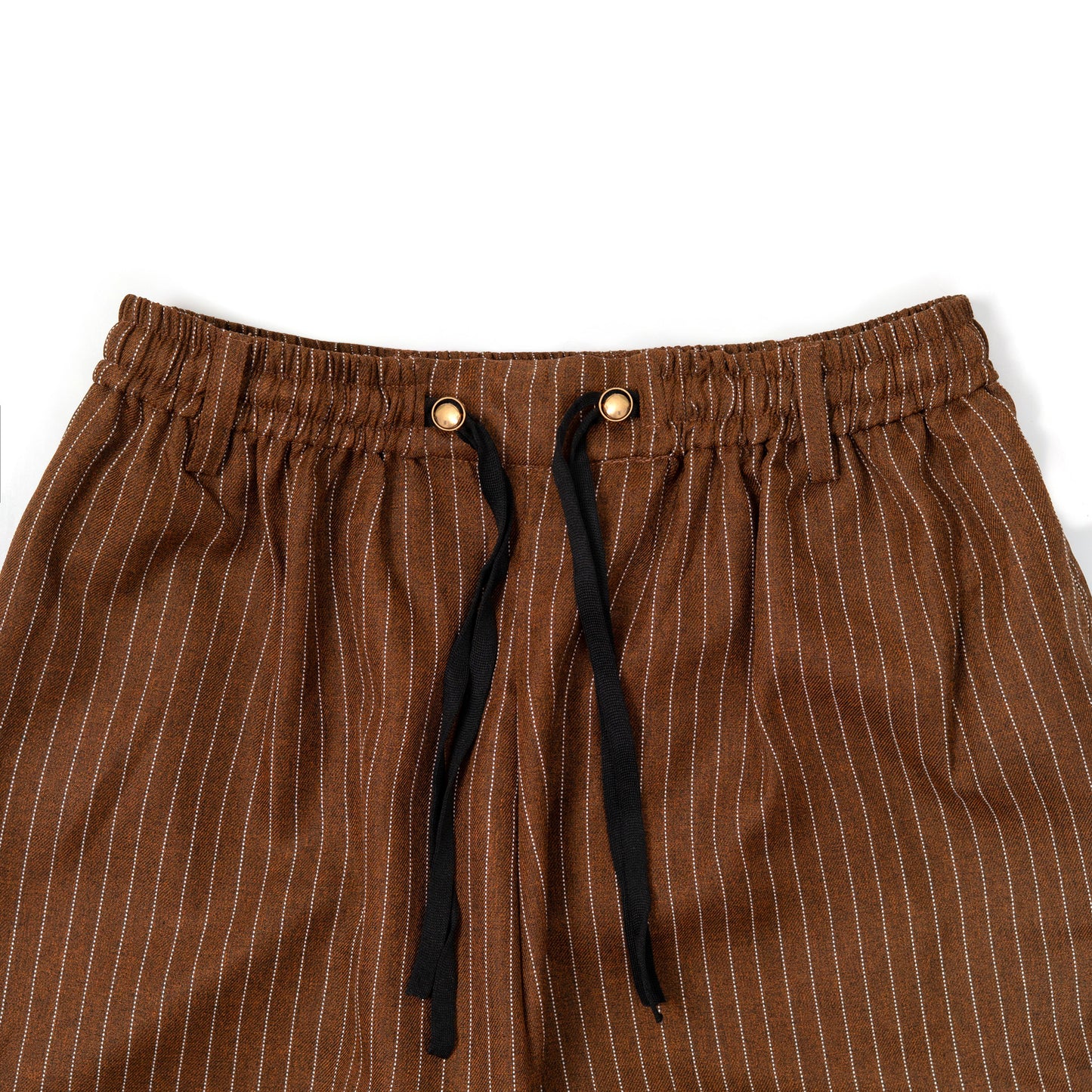 KISA PANTS SEMI WOOL STRIPES BROWN TNOI