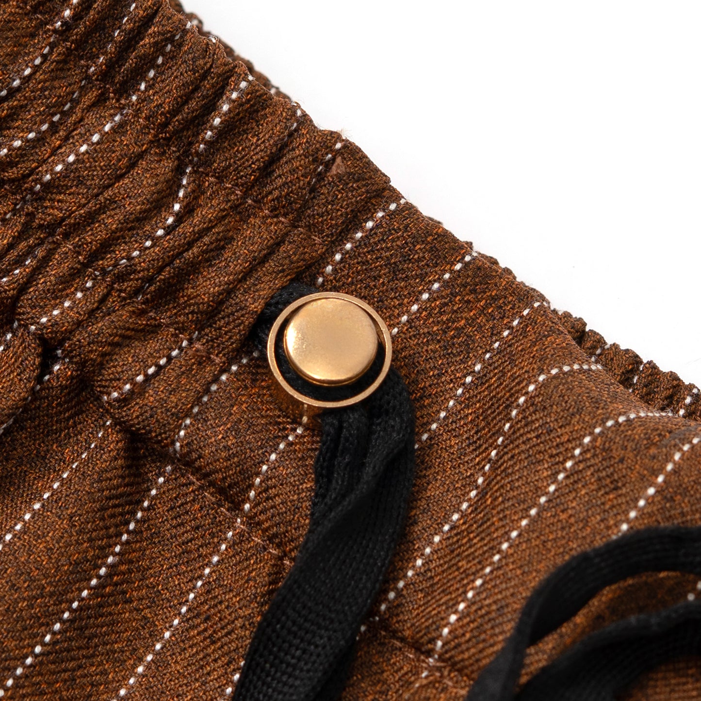 KISA PANTS SEMI WOOL STRIPES BROWN TNOI