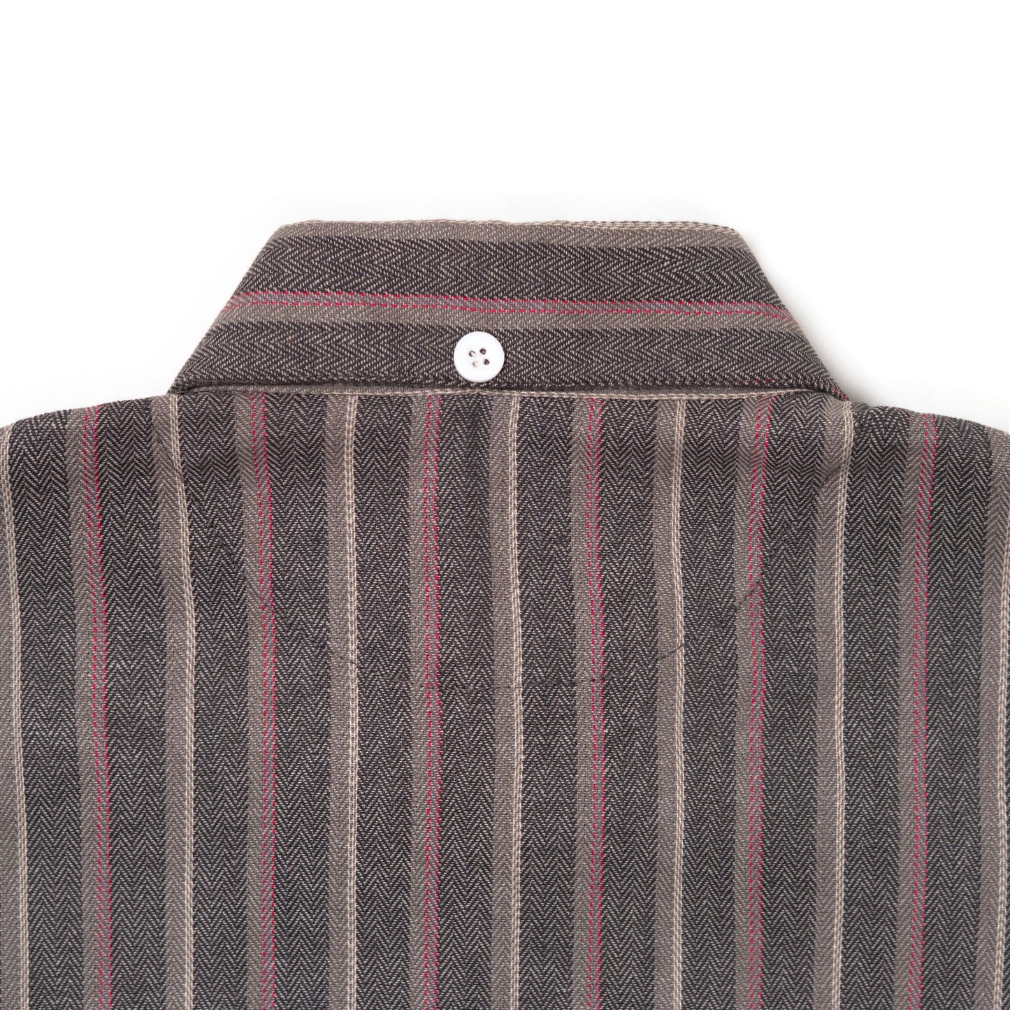 LEPA SHIRT L/S SEMI WOOL STRIPES GRAY