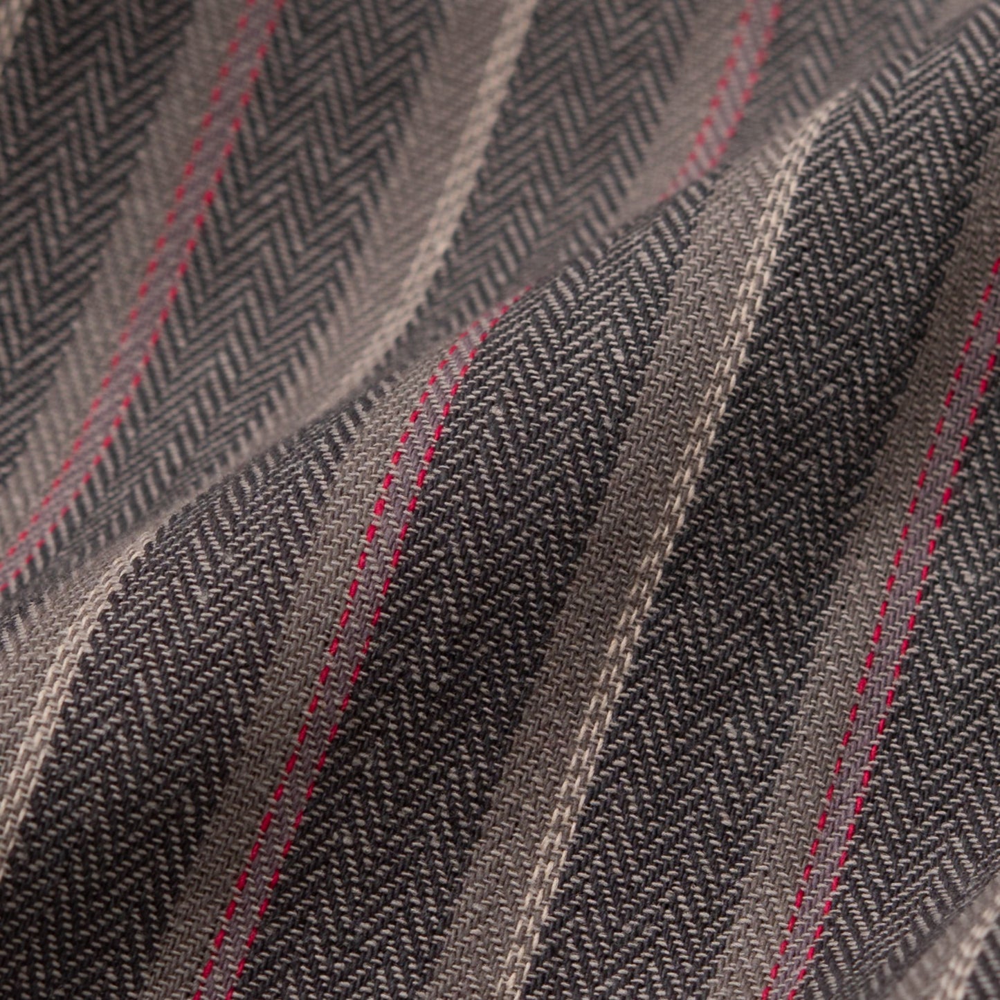 LEPA SHIRT L/S SEMI WOOL STRIPES GRAY