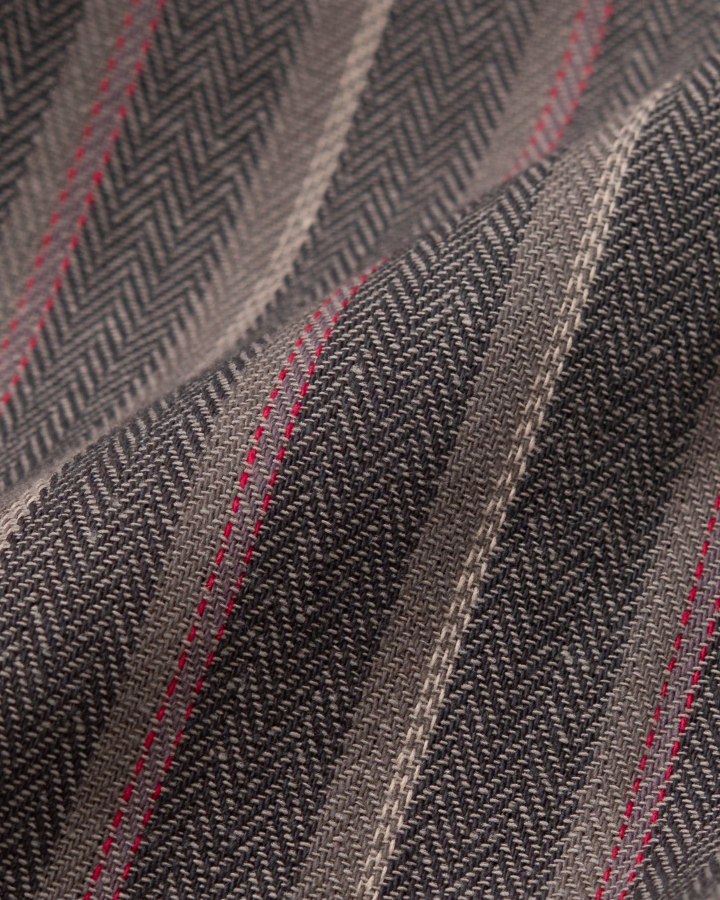 LEPA SHIRT L/S SEMI WOOL STRIPES GRAY