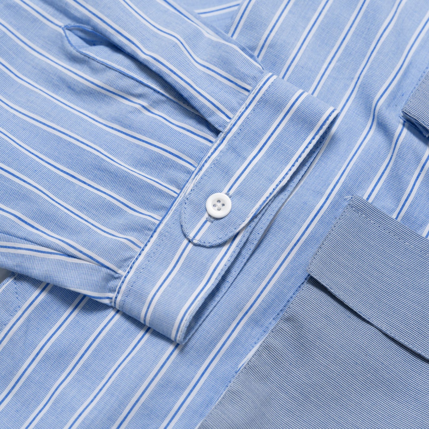 LEPA SHIRT L/S STRIPES BLUE