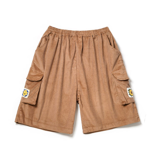 CARGO SHORTS CORDUROY LIGHT BROWN