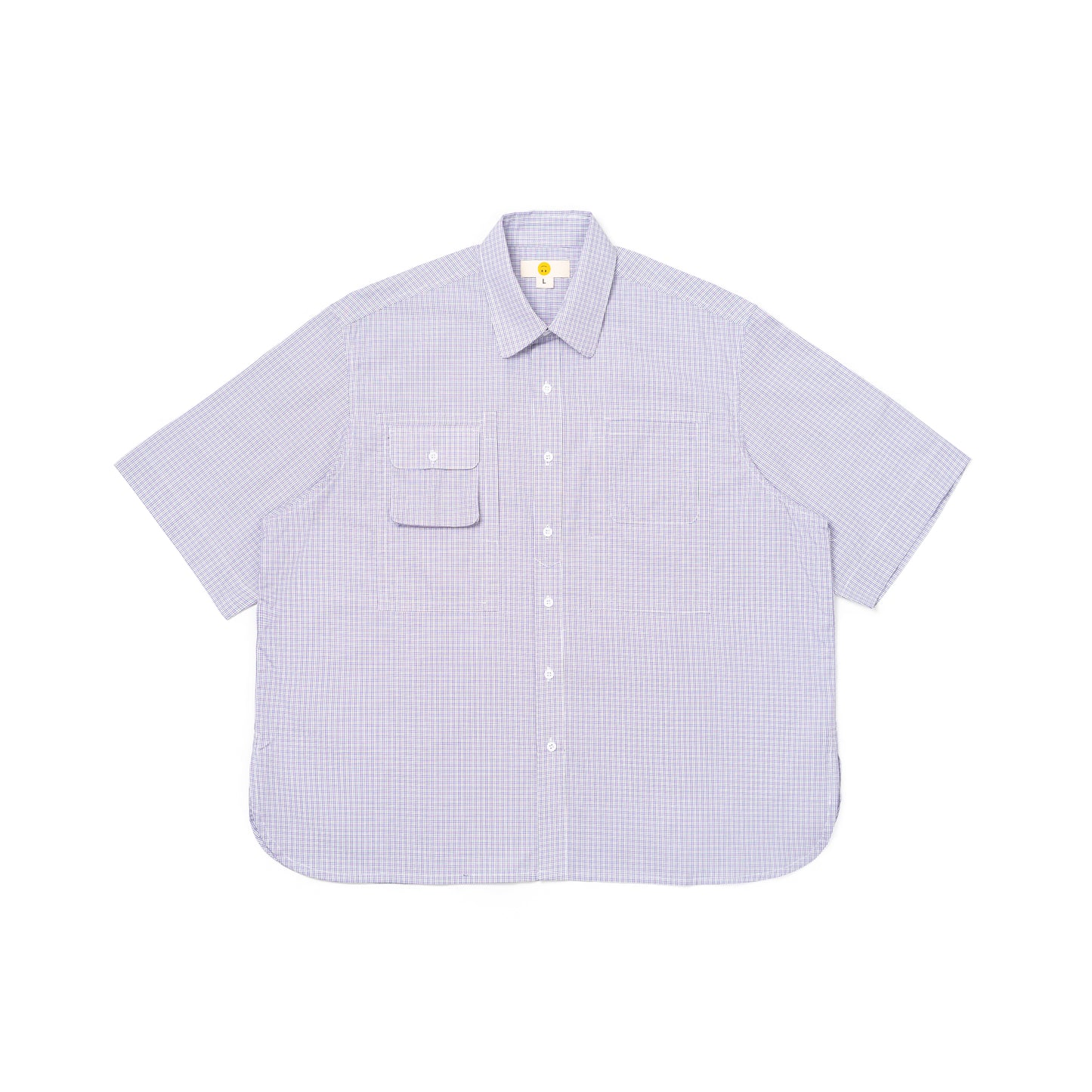 NOMIZU SHIRT CHECKERED PURPLE NWOS