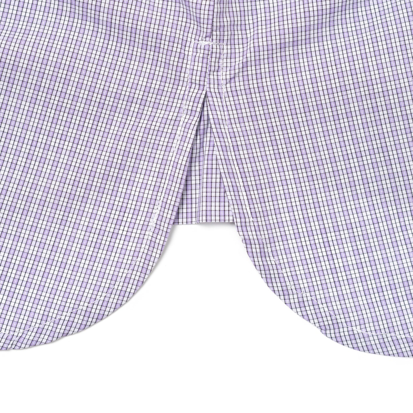NOMIZU SHIRT CHECKERED PURPLE NWOS