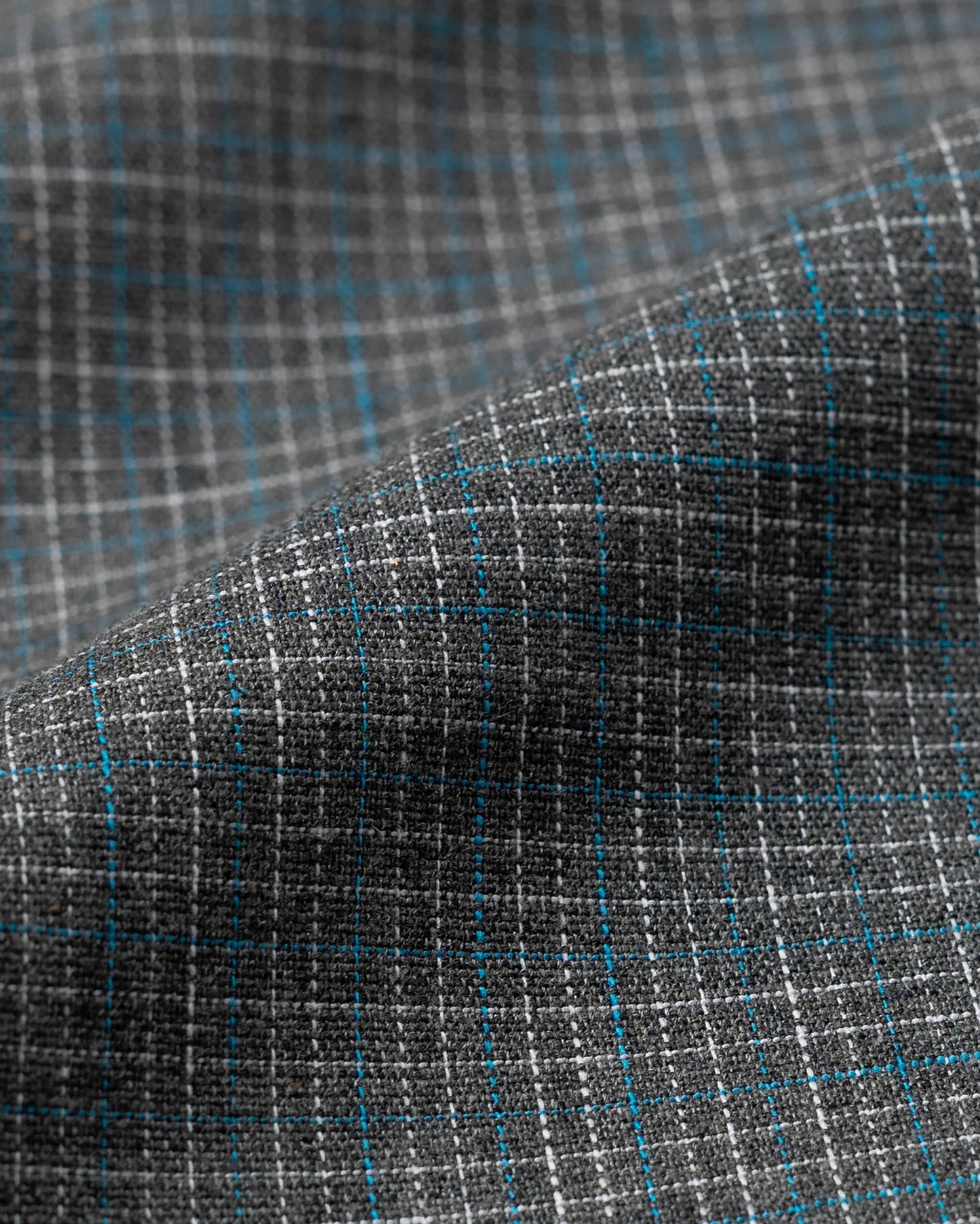 NOMIZU SHIRT PLAID GRAY 