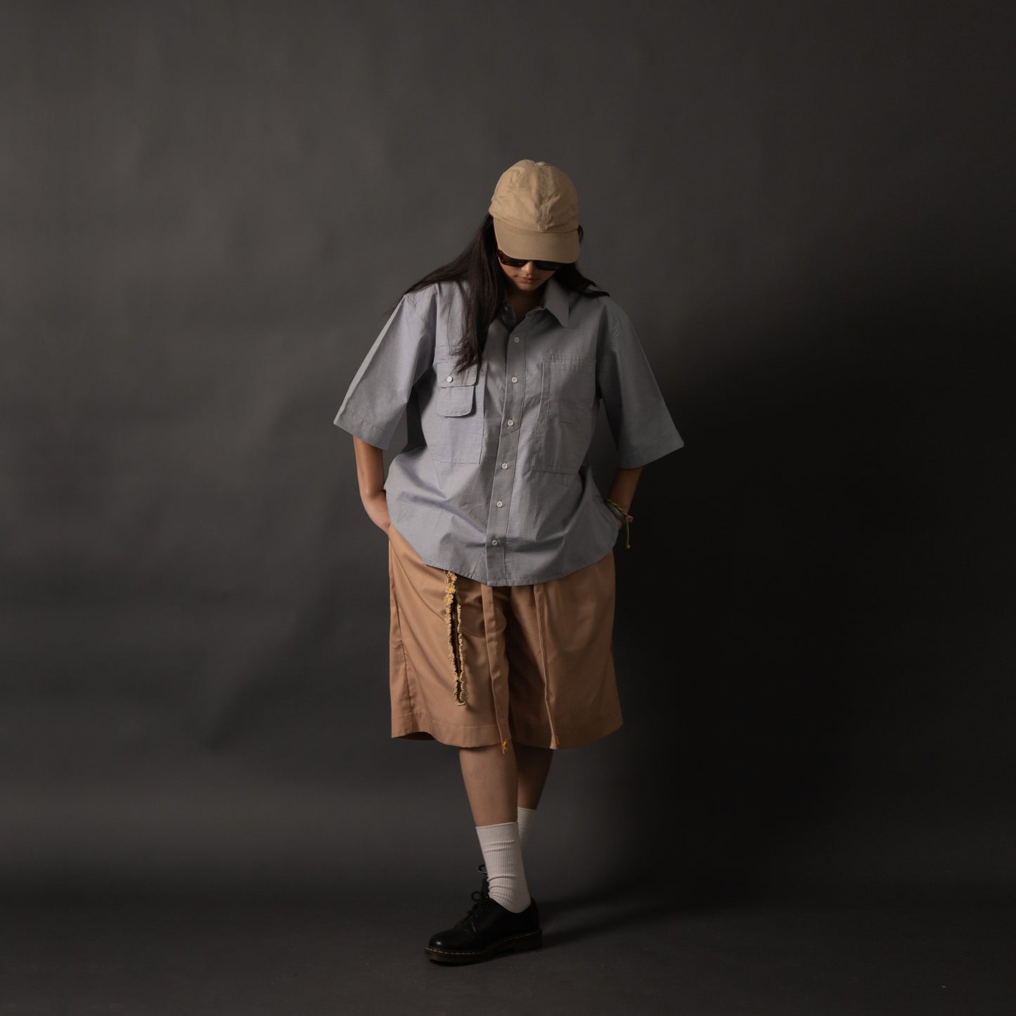 NOMIZU SHIRT STRIPES BLUE TNOI