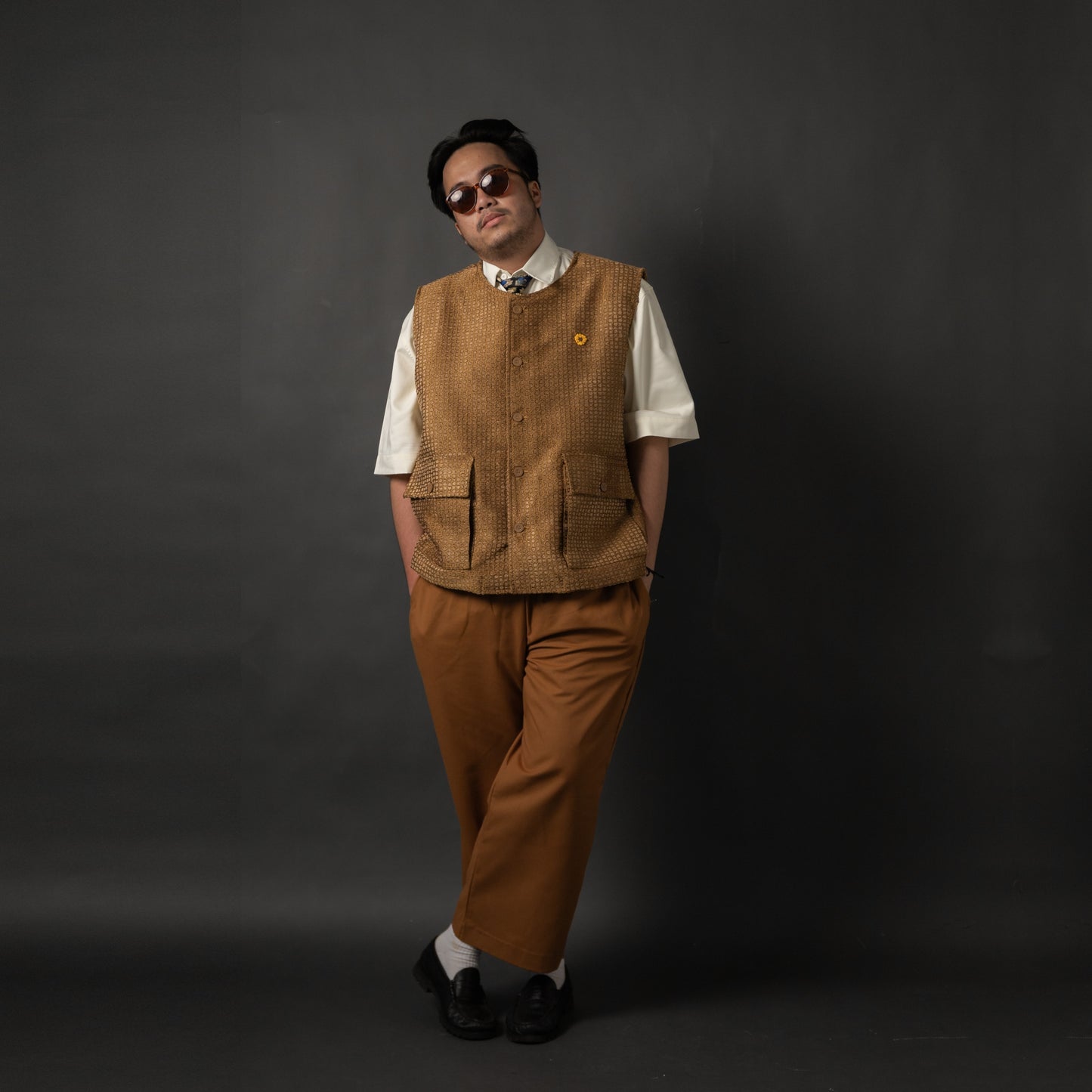 KISA PANTS CANVAS CARAMEL TNOI