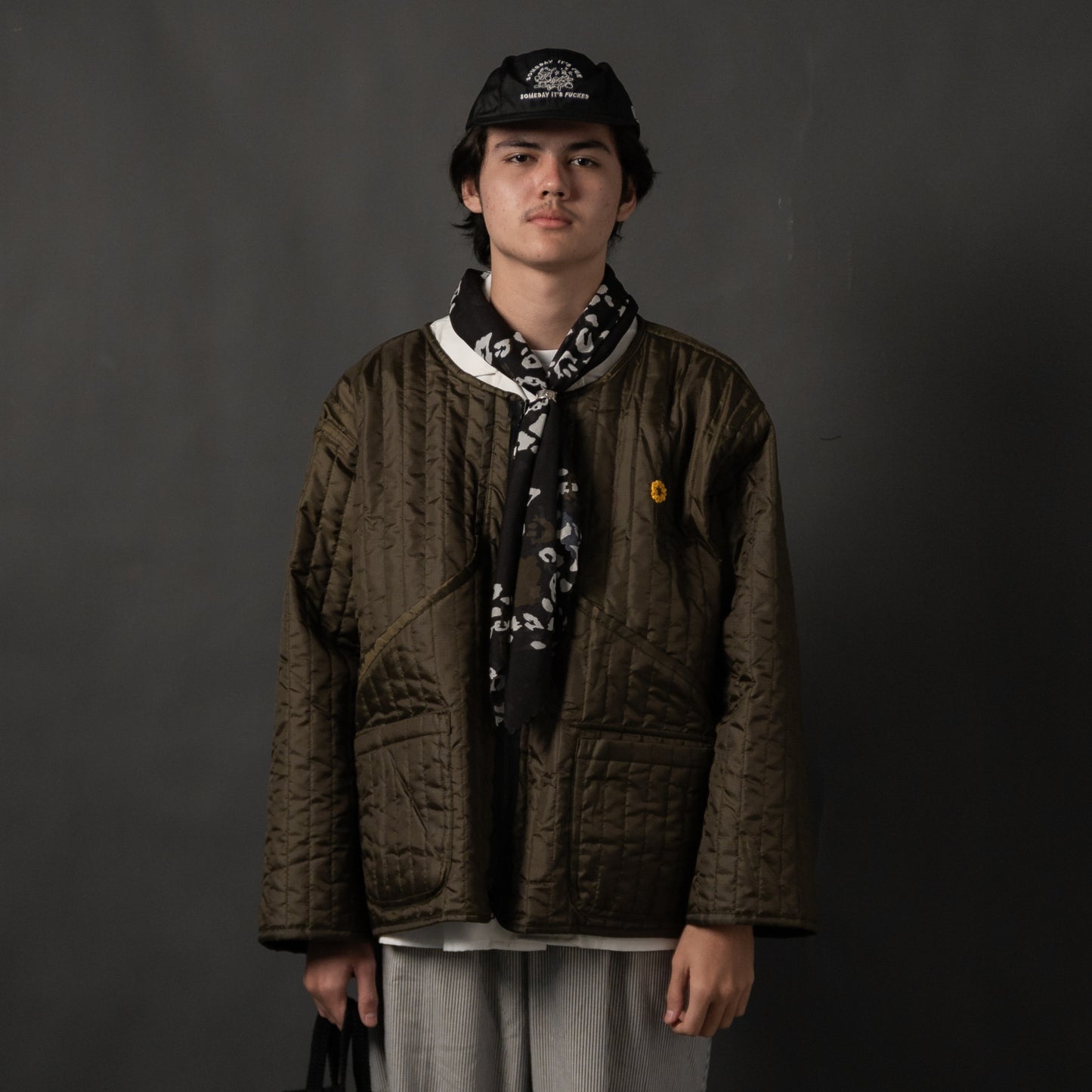 QUILT LINER OLIVE TNOI