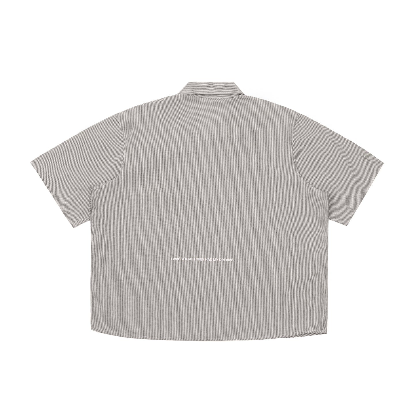 SHINKOIWA SHIRT STRIPES BLACK WHITE TNOI