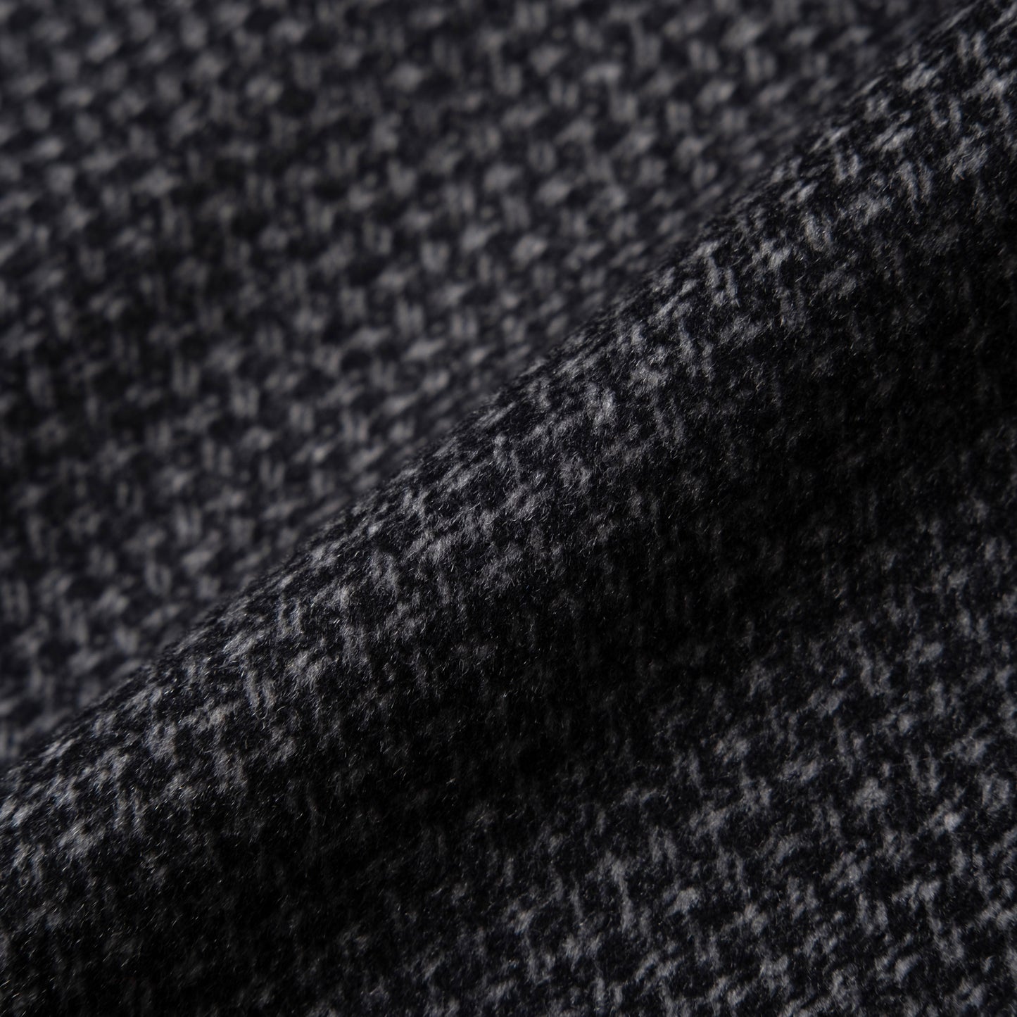 DAITA BARREL PANTS SEMI WOOL PATTERN GRAY