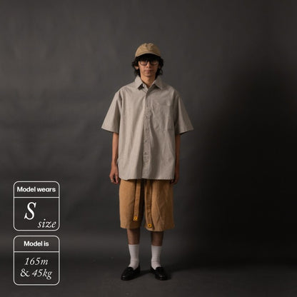 NAKANO SHIRT STRIPES BLACK WHITE TNOI