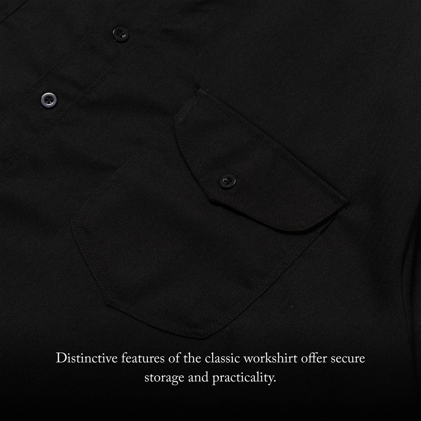 LEDO L/S SEMI WOOL BLACK‎ ‎