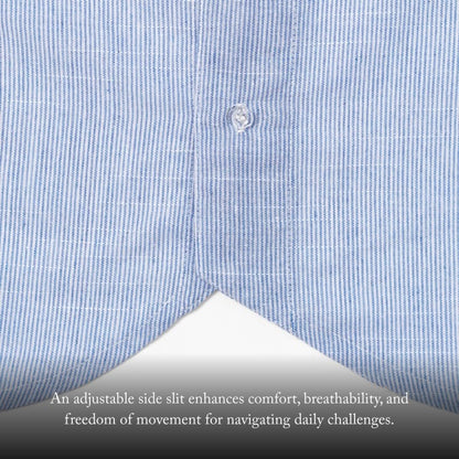 NAKANO SHIRT STRIPES BLUE TNOI