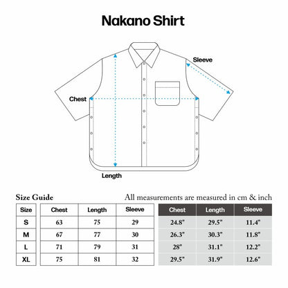 NAKANO SHIRT STRIPES BLACK WHITE TNOI