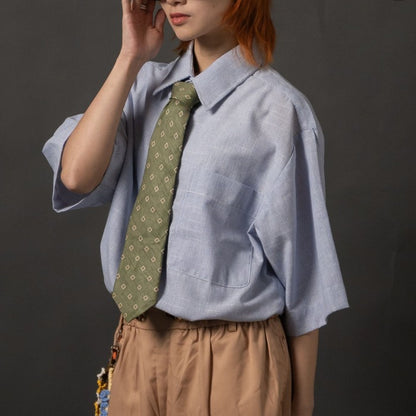 NAKANO SHIRT STRIPES BLUE TNOI