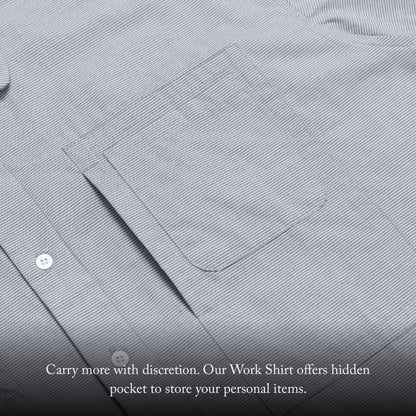 NOMIZU SHIRT STRIPES BLUE TNOI