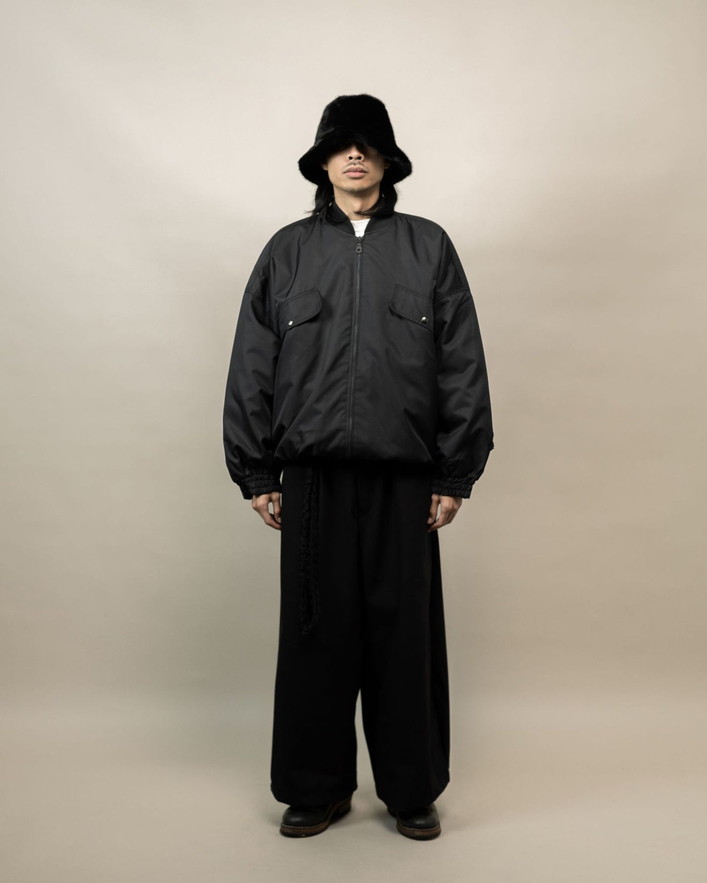 BOMBER JACKET BLACK‎ ‎ ‎ ‎ ‎