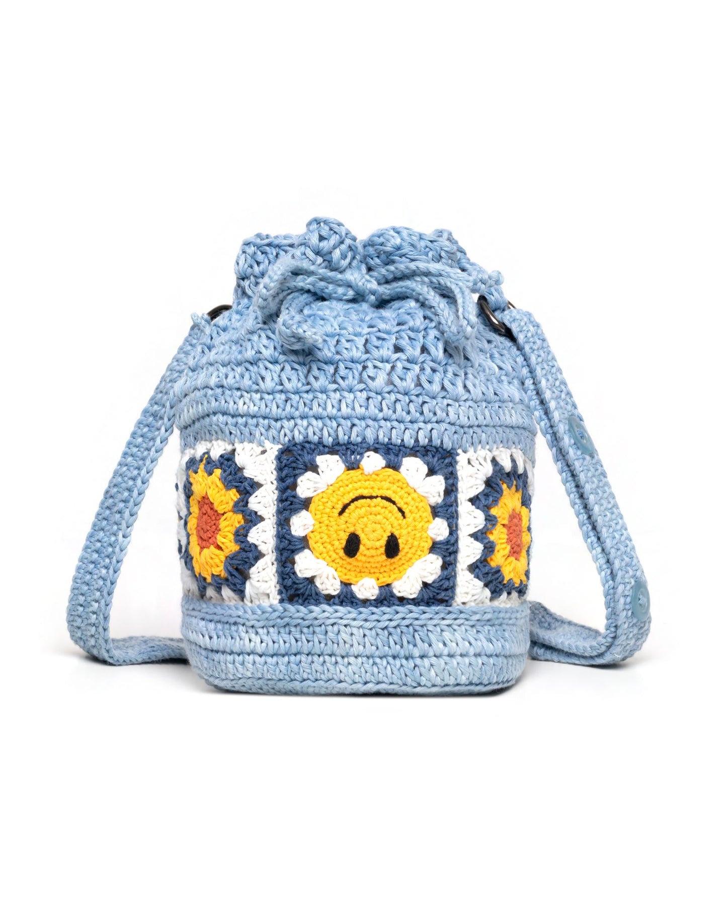 BUCKET BAG INDIGO