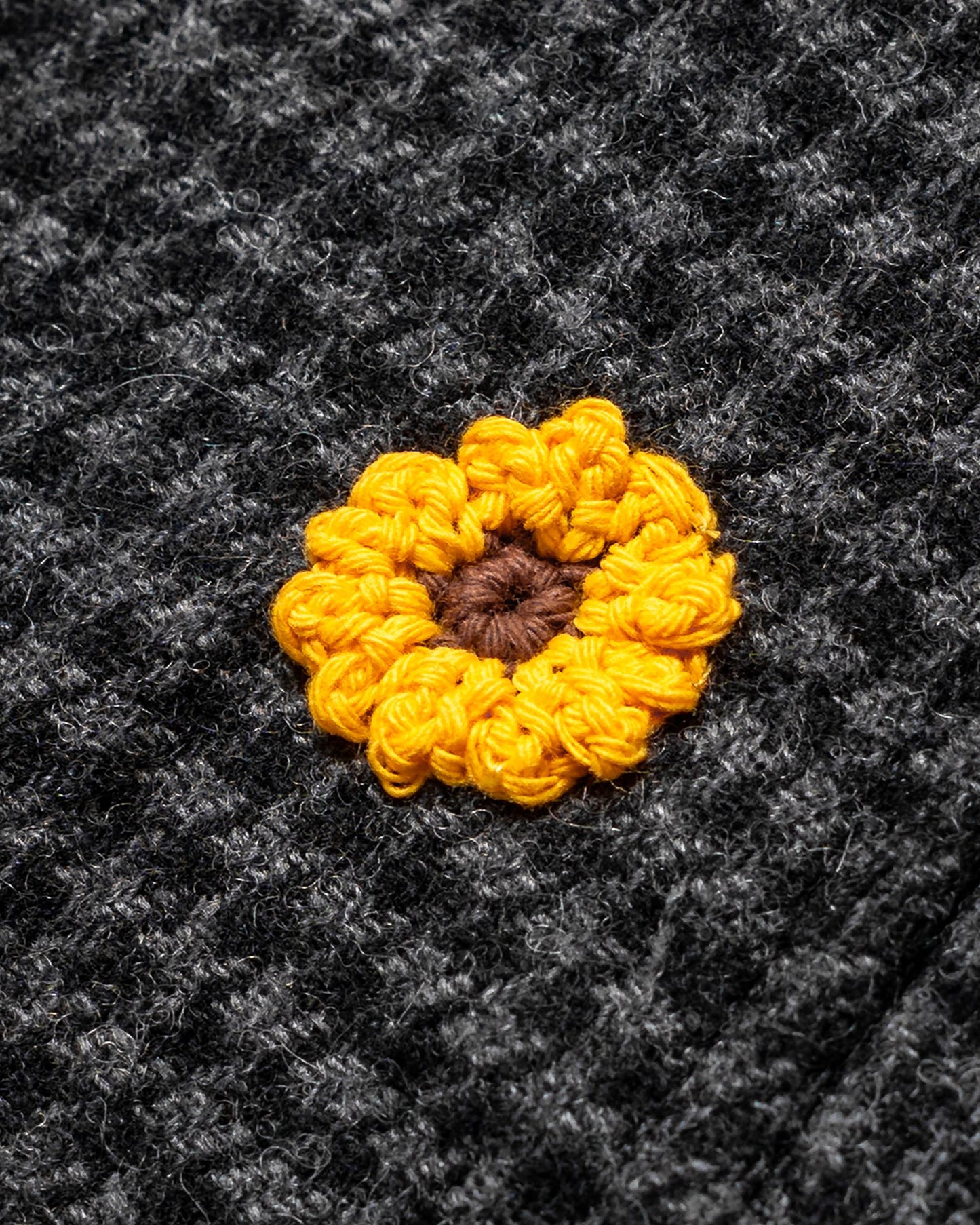 BURU VEST SEMI WOOL PATTERN GRAY