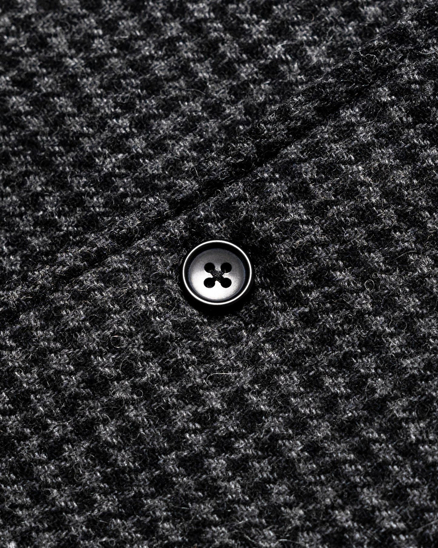 BURU VEST SEMI WOOL PATTERN GRAY