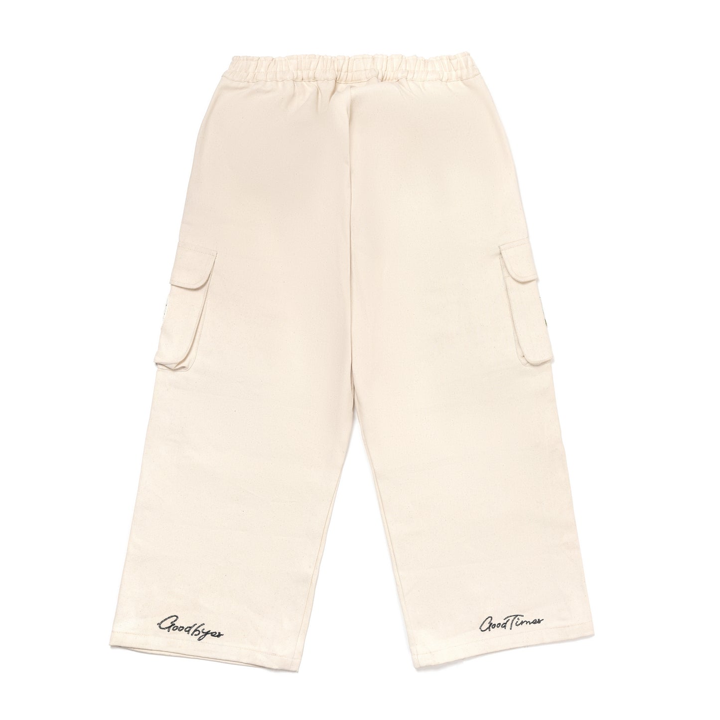 WHITE CARGO NOMO PANTS