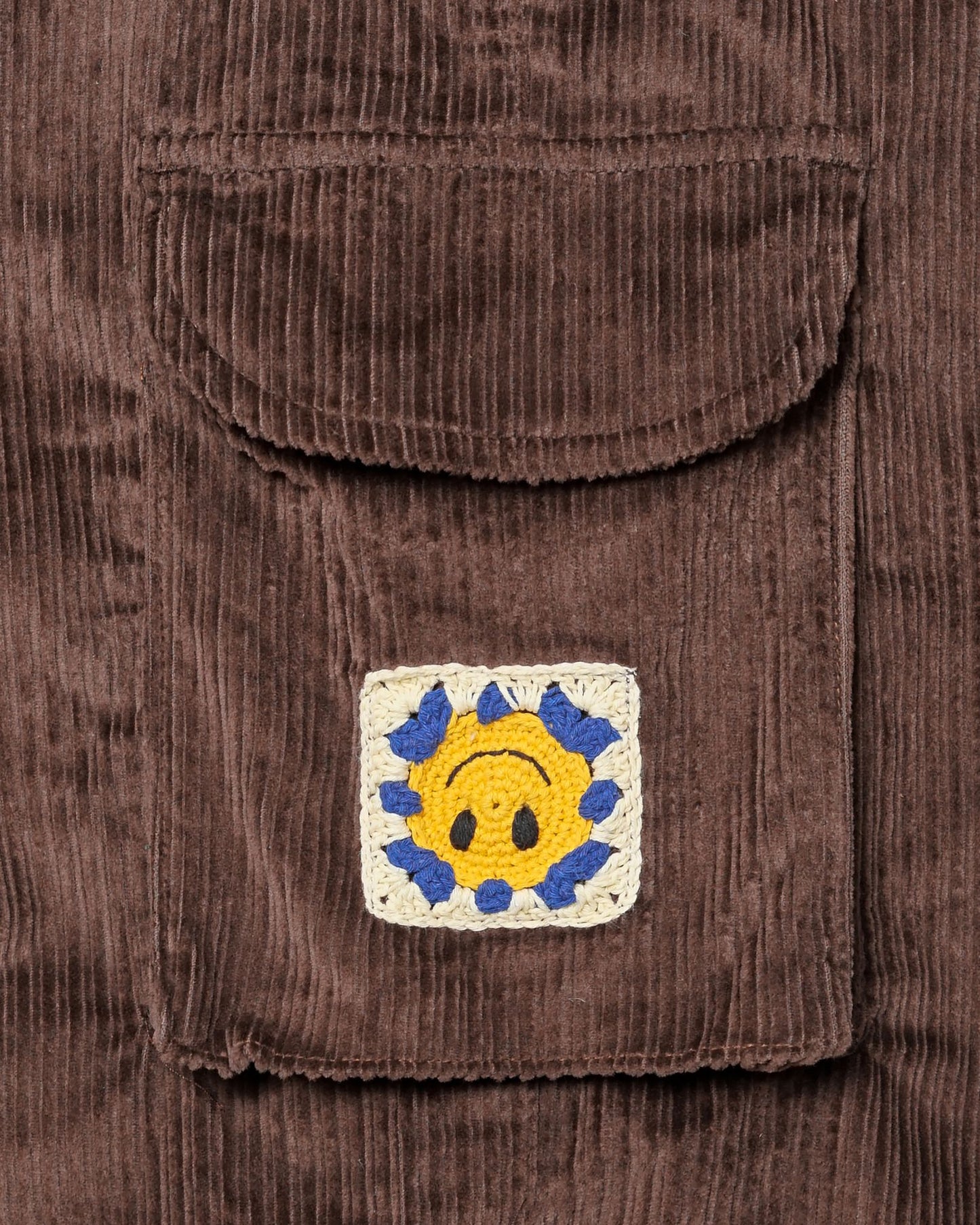 CARGO SHORTS CORDUROY DARK BROWN