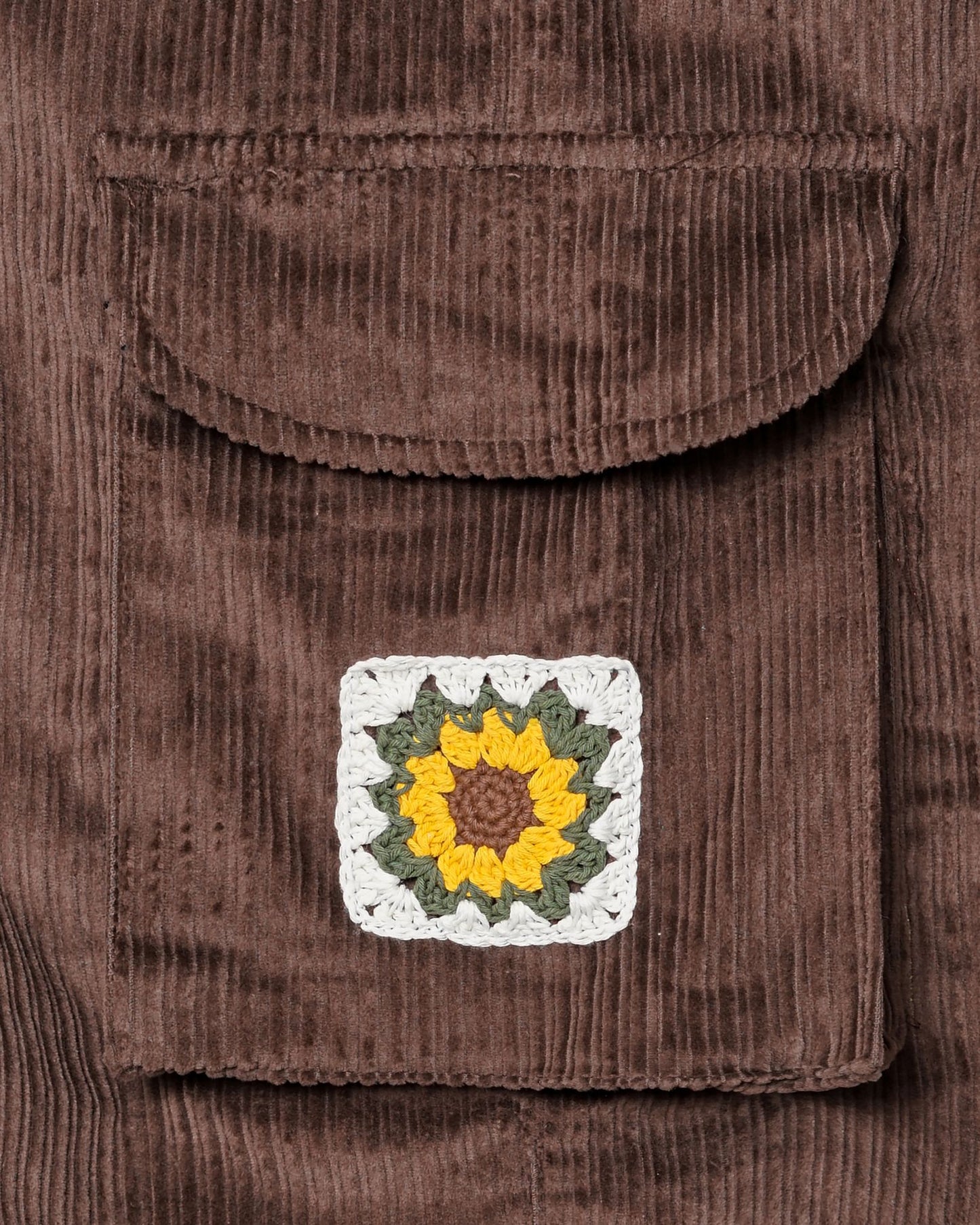CARGO SHORTS CORDUROY DARK BROWN