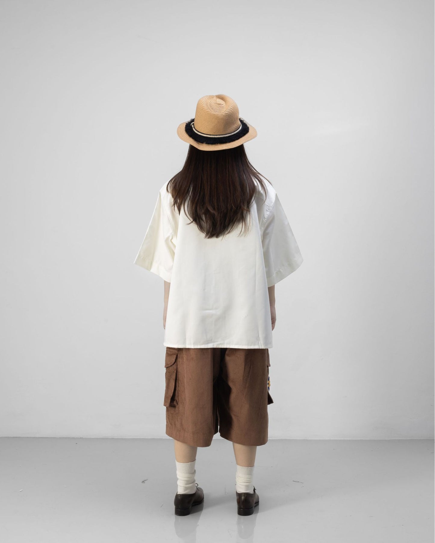 CARGO SHORTS CORDUROY LIGHT BROWN