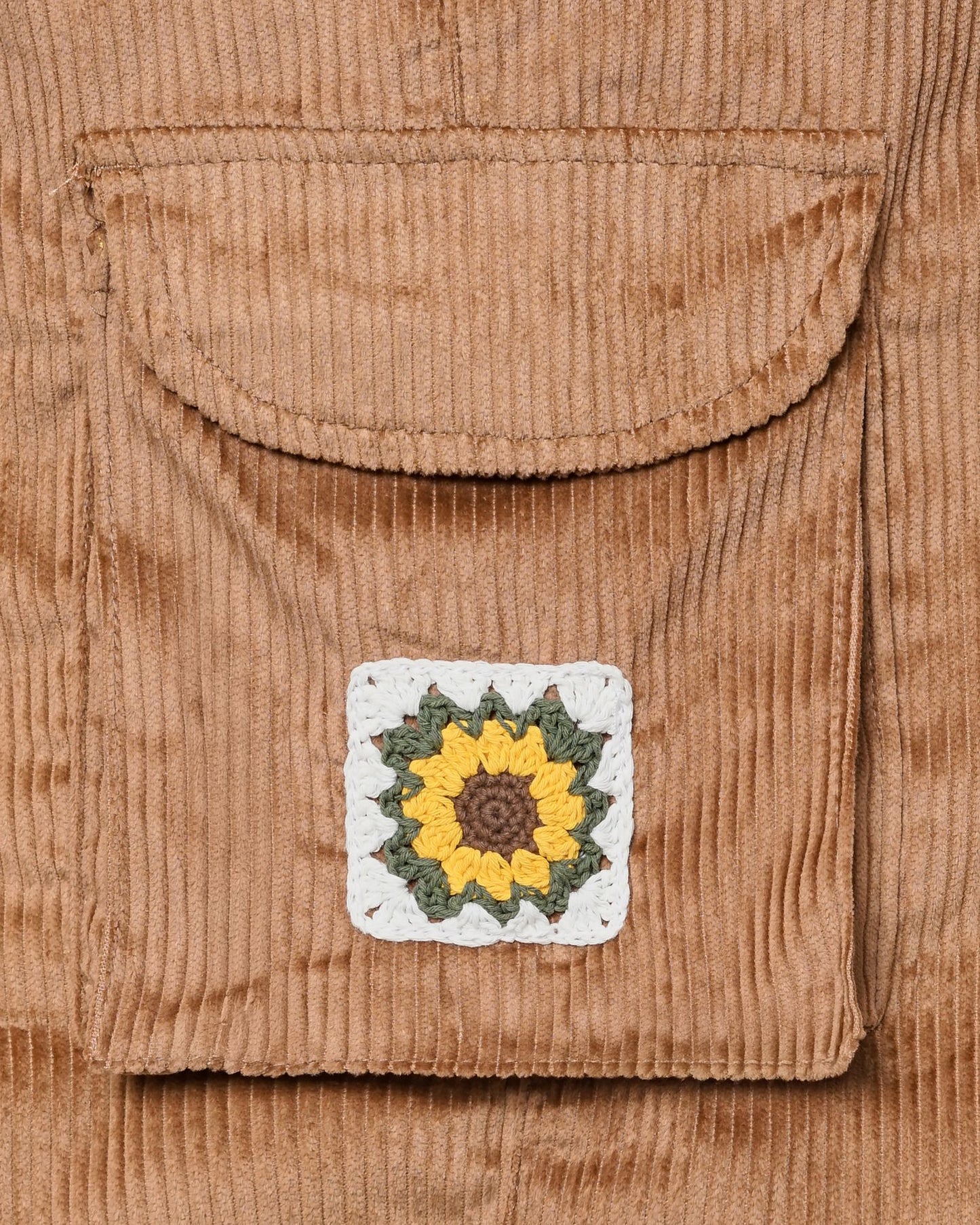 CARGO SHORTS CORDUROY LIGHT BROWN