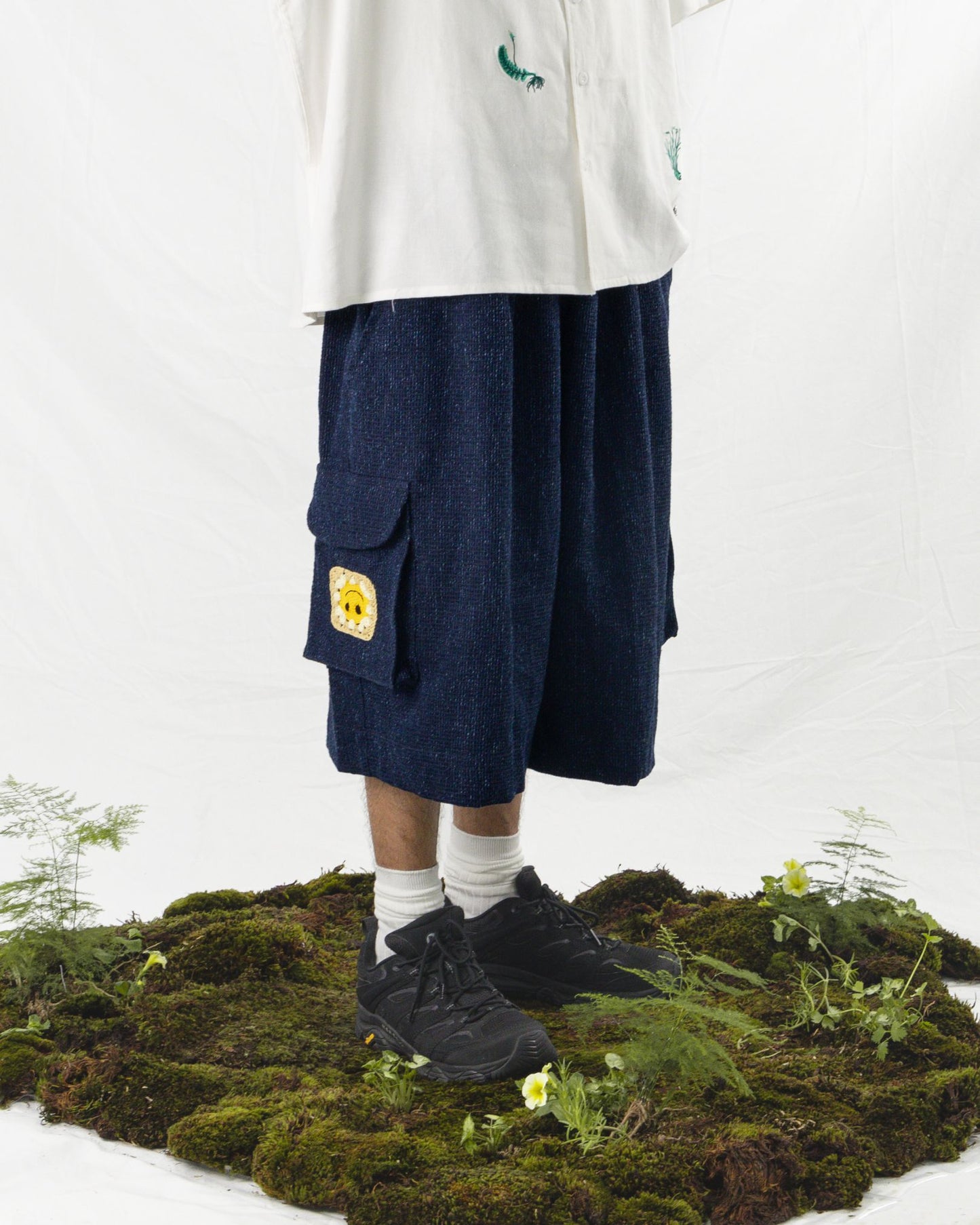 CARGO SHORTS INDIGO‎ ‎ ‎ ‎