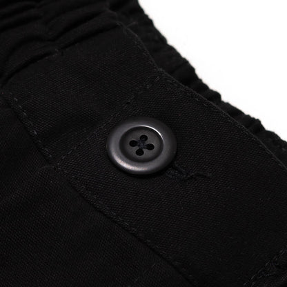 DAITA BARREL PANTS CANVAS BLACK‎