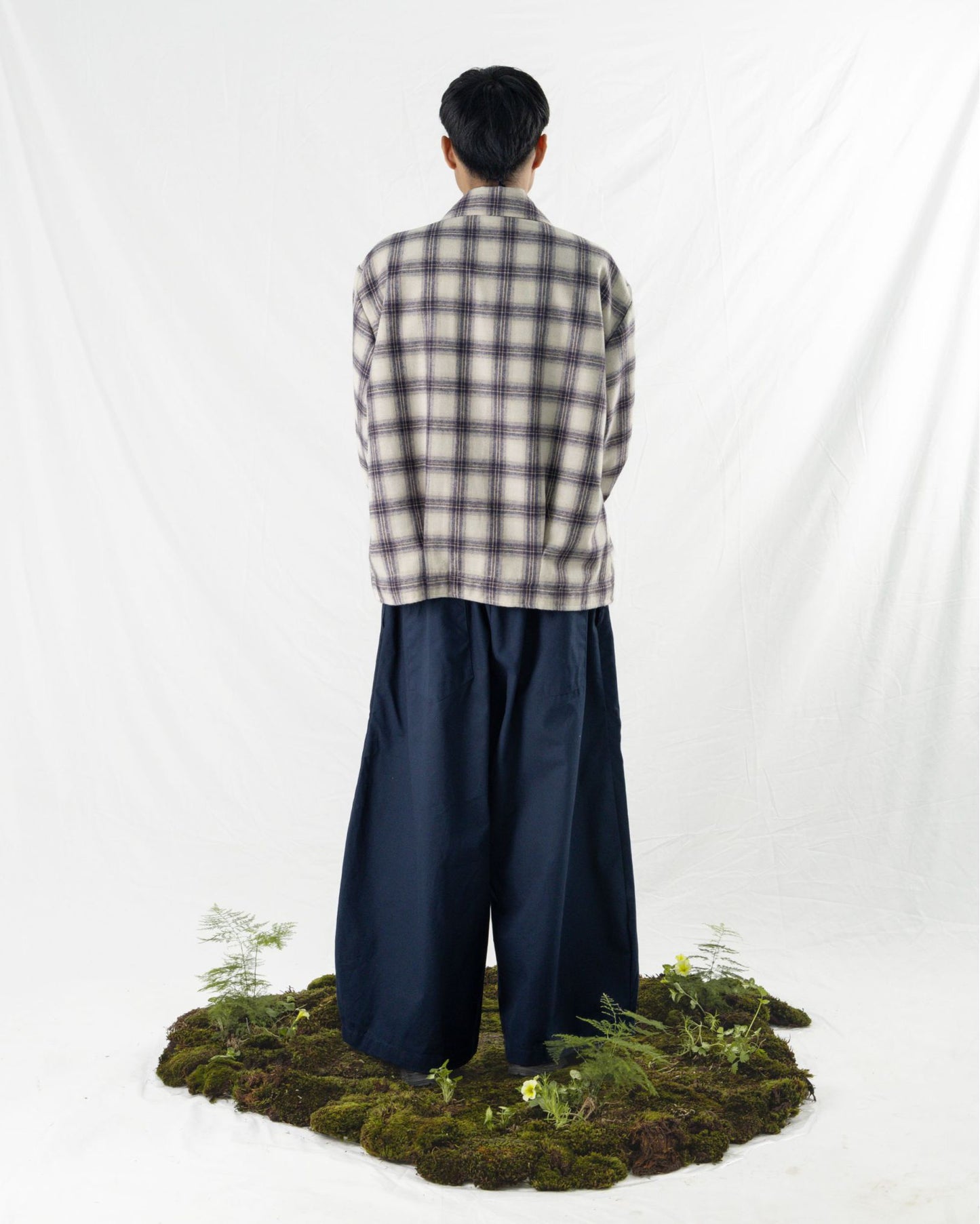 DAITA BARREL PANTS CANVAS NAVY