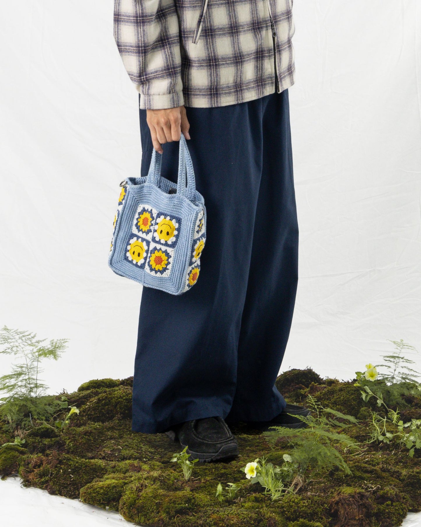 DAITA BARREL PANTS CANVAS NAVY