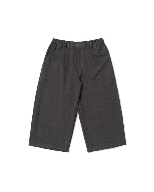 DAITA BARREL PANTS SEMI WOOL GRAY