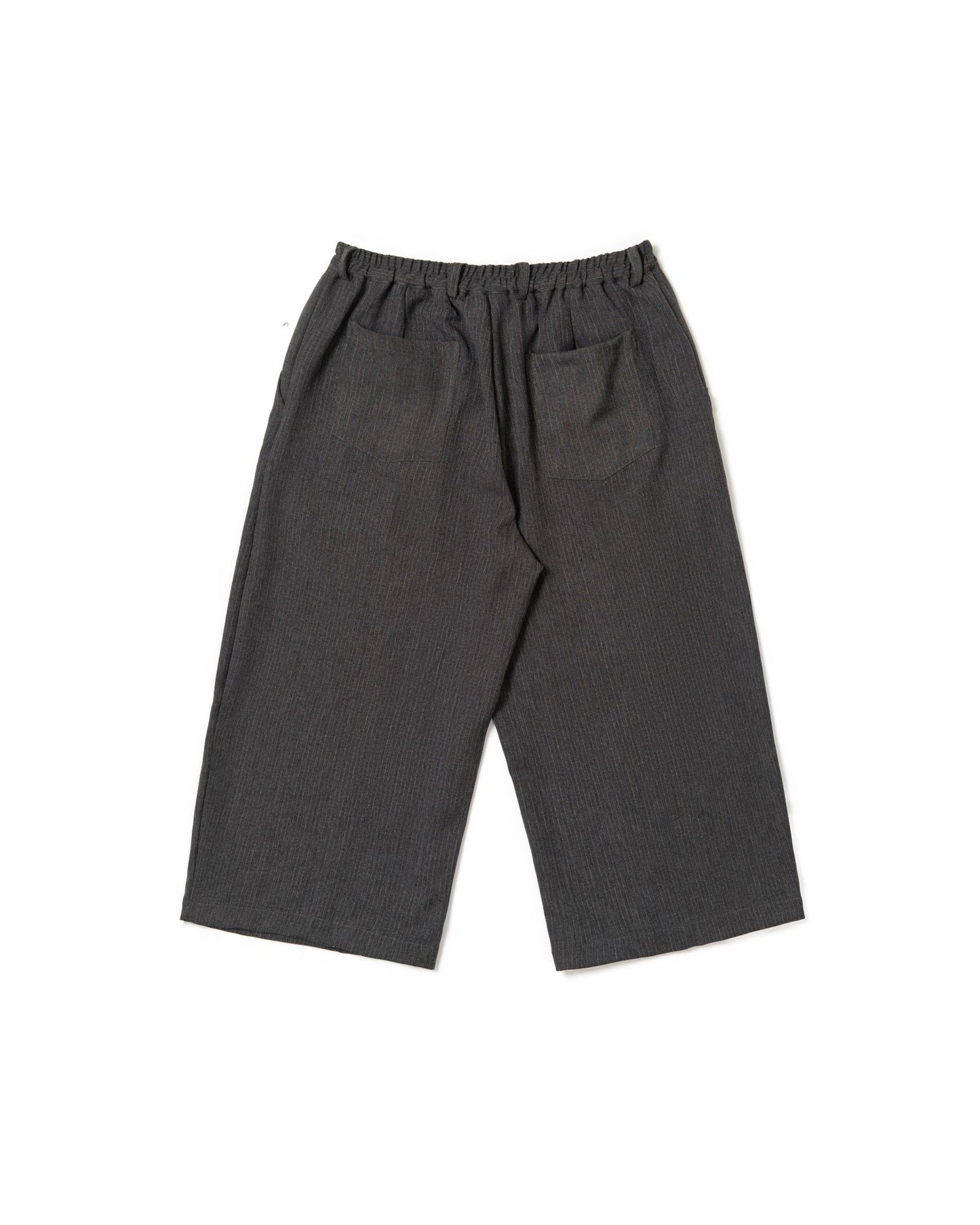 DAITA BARREL PANTS SEMI WOOL GRAY